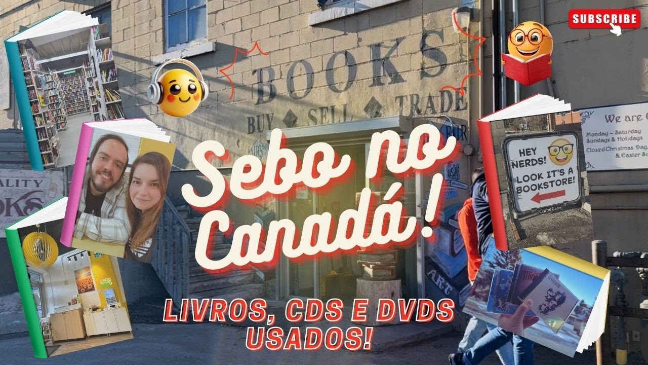 LIVROS USADOS NO CANADÁ ! - ÓTIMOS PREÇOS em LIVROS, CDs e DVDs! 🤓🎵💲