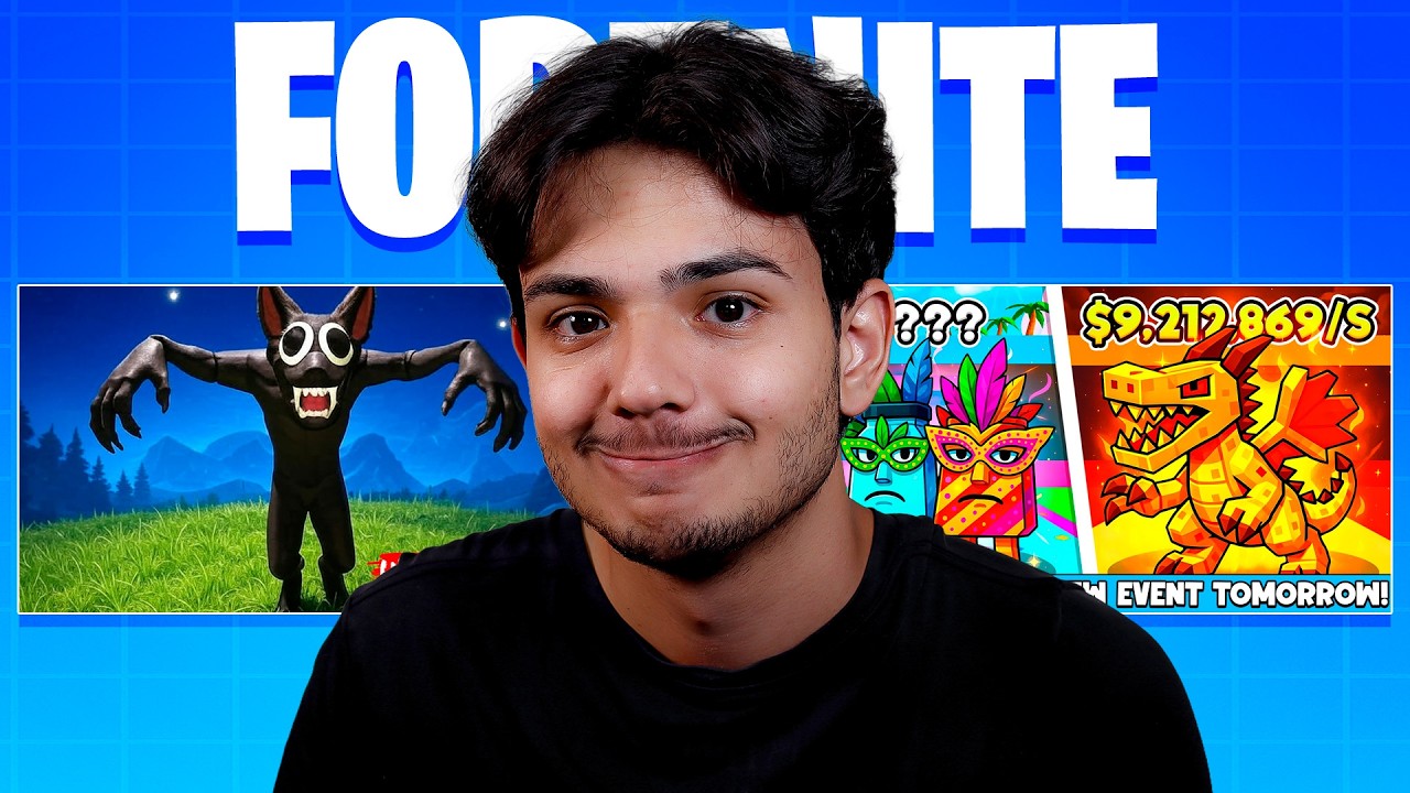 JOGUEI MAPAS do ROBLOX dentro do FORTNITE!