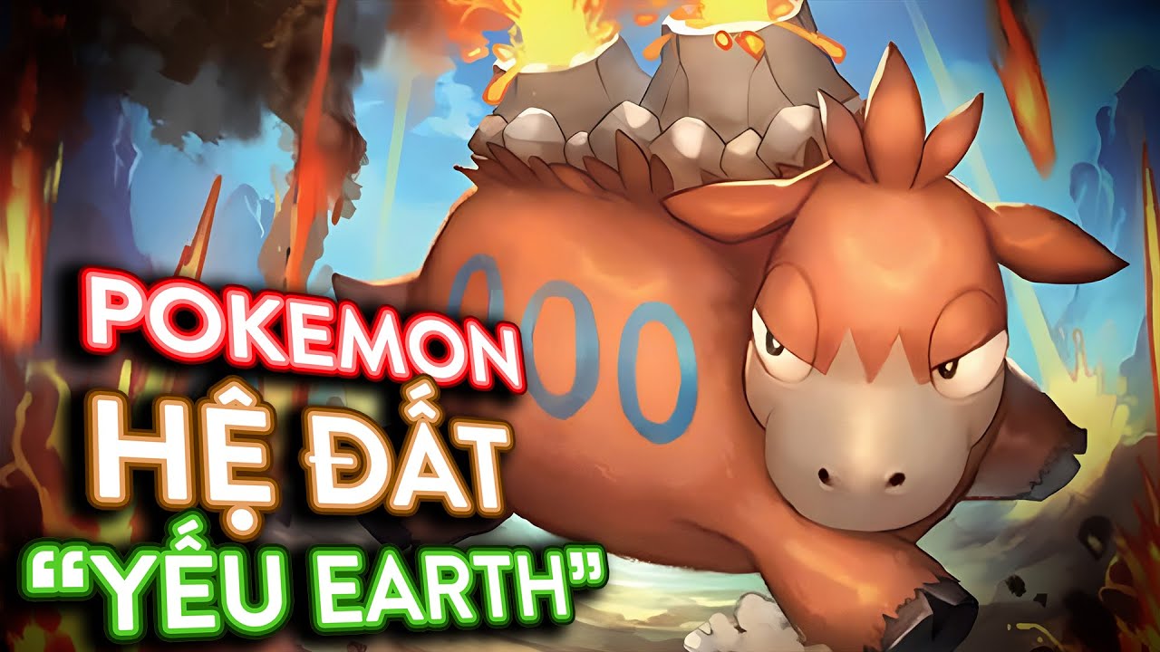 POKEMON HỆ ĐẤT YẾU NHẤT? | Top 10 Pokemon hệ Đất cực kỳ 