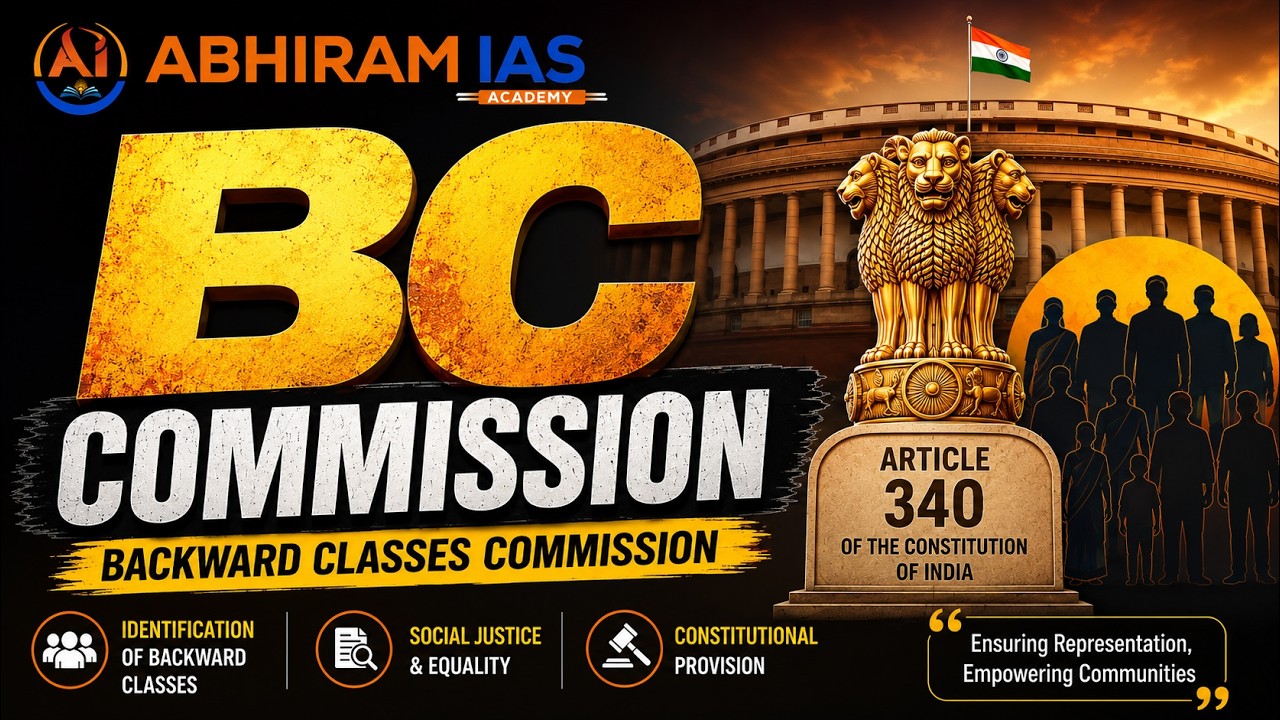 BC Commission | Article 340 | Backward Classes Commission | Indian Polity | APPSC Group 1 & 2|