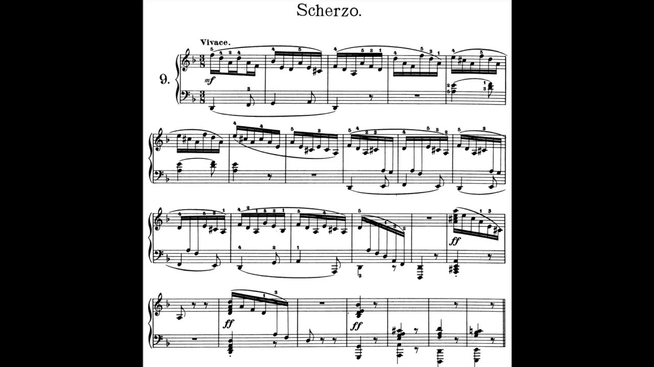 Cornelius Gurlitt  Op. 172, No. 9: Scherzo in D Minor Sheet Music