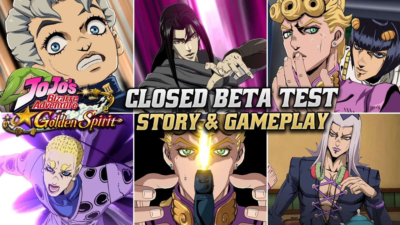 JoJo's Bizarre Adventure: Golden Spirit - English Closed Beta Gameplay