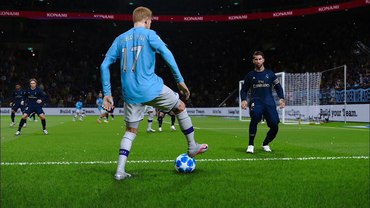 Rozgrywka PES 2020 | Man City kontra Real Madryt &ndash; Liga Mistrz&oacute;w