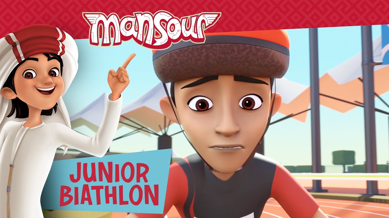 Junior Biathlon 🏃🚴 | Full Episode | The Adventures of Mansour ✨