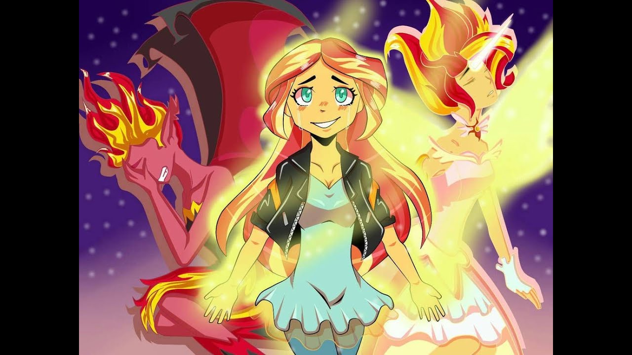 Mlp FIM: Sunset Shimmer Tribute
