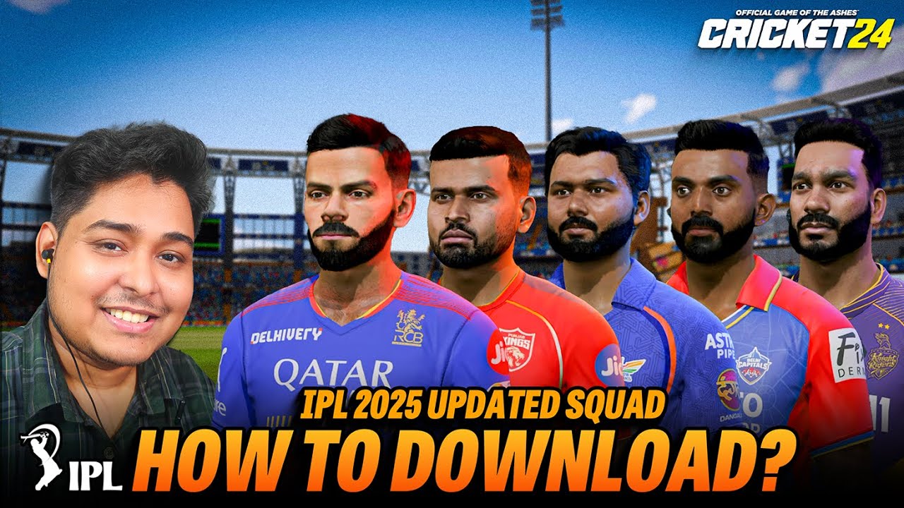 How to Download New IPL Teams and Lineups in Cricket 24 | Play as Chennai & RCB in Career Mode! 🏏