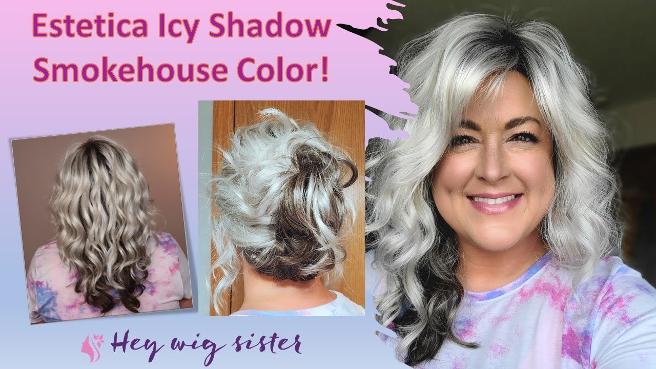 Wig COLOR SPOTLIGHT | Estetica Reeves in ICY SHADOW | Smokehouse Color!  Fabulous two-toned color!