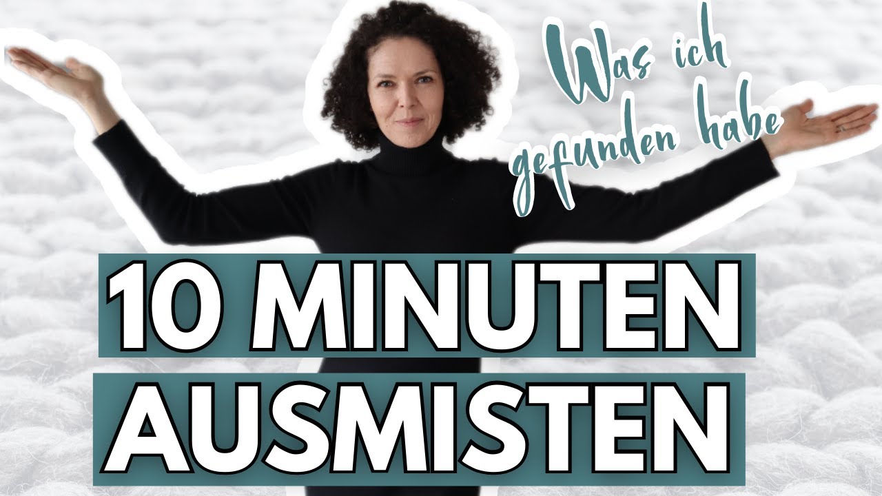 10 Minuten Minimalismus: geplantes Ausmisten der Wohnung | was ich beim DECLUTTERN gefunden habe !!!
