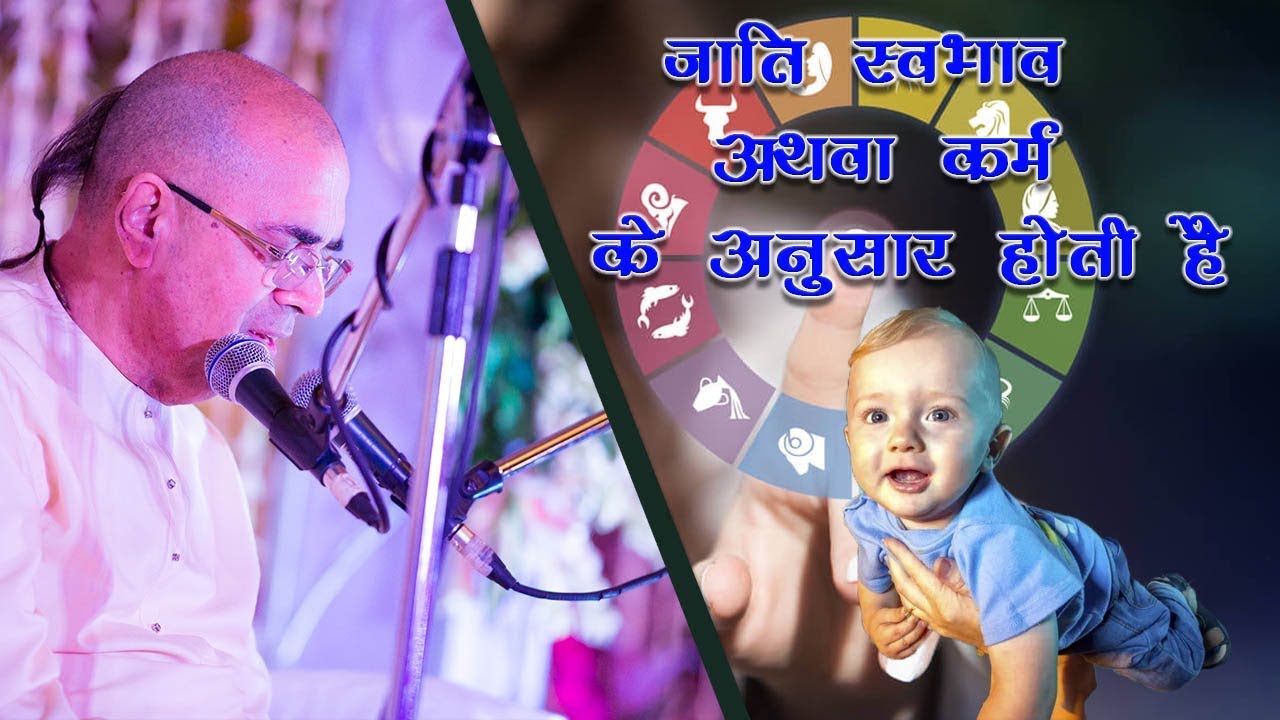 जाति स्वभाव अथवा कर्म  के अनुसार होती है - H.G. Vrindavanchandra Das, GIVEGITA