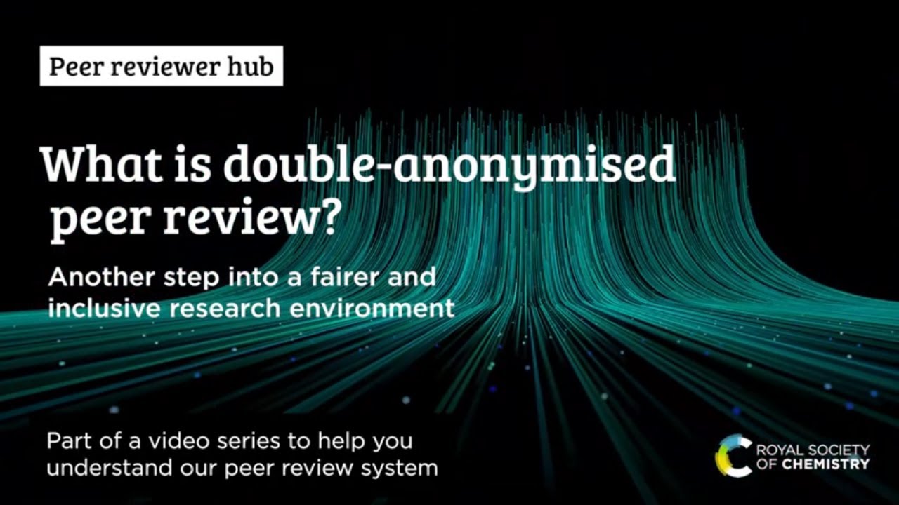 What is double-anonymised peer review?