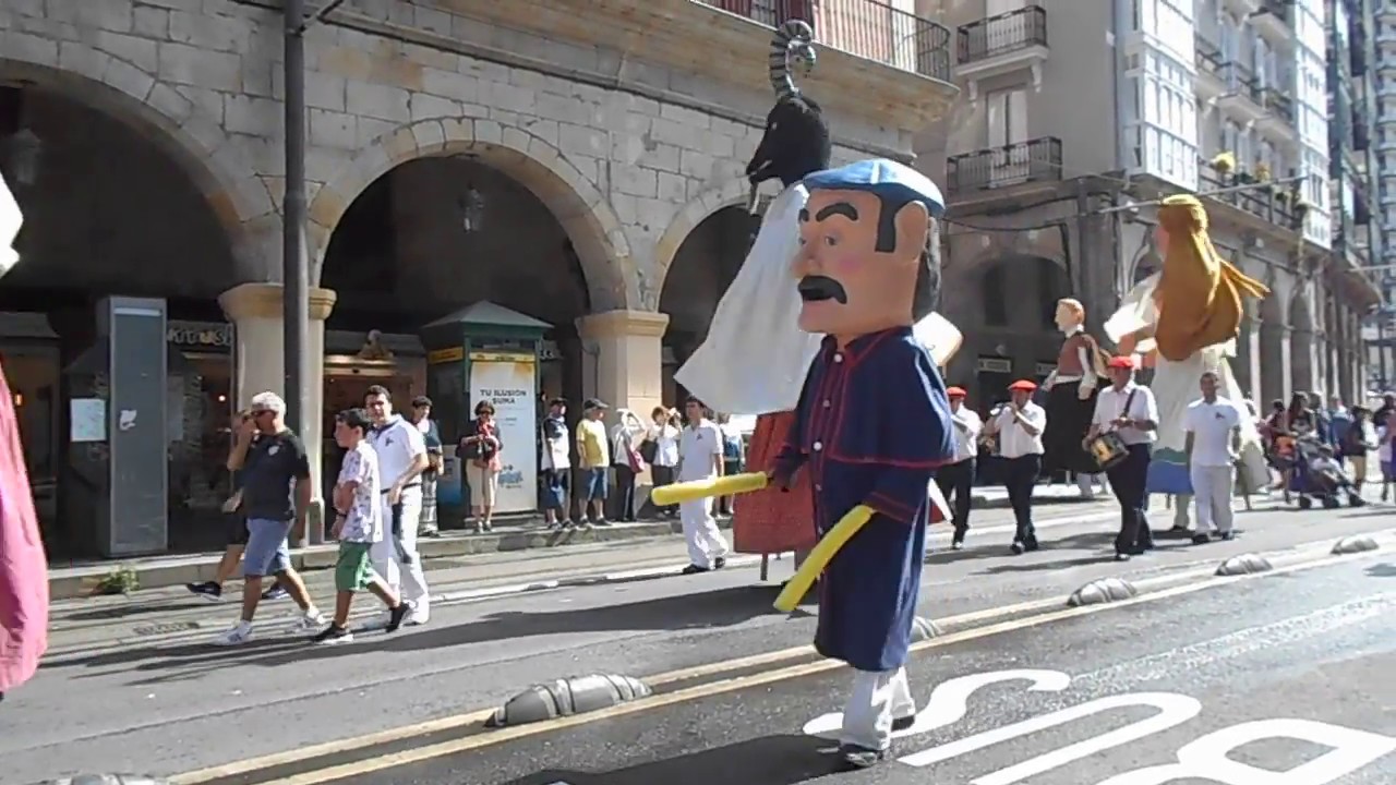 Concentración de Gigantes y Cabezudos en Bilbao | 26 agosto 2018 | Aste Nagusia