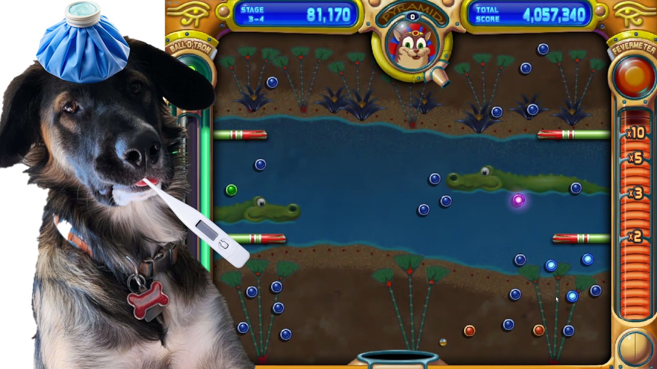 Still sick, so Peggle