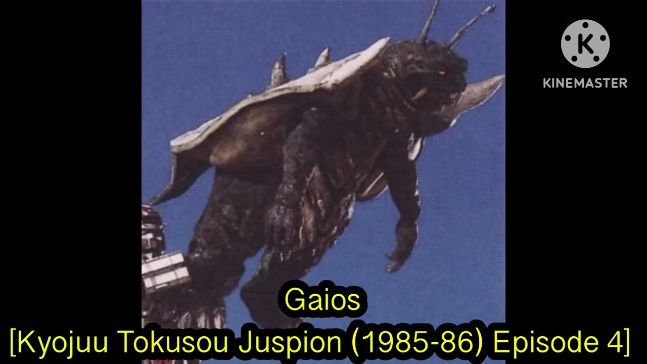 All Kyojuu Tokusou Juspion Monsters/Villains