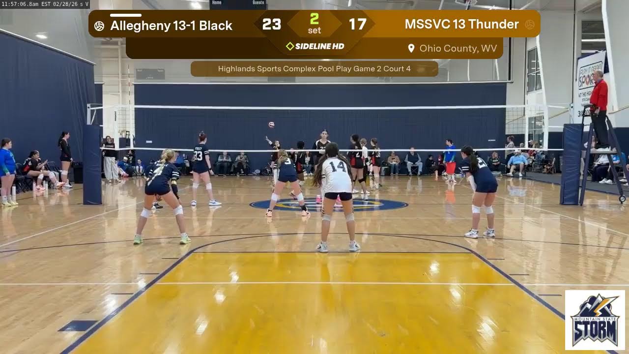 MSSVC 13 Thunder vs. Allegheny 13-1 Black (2026.02.28)