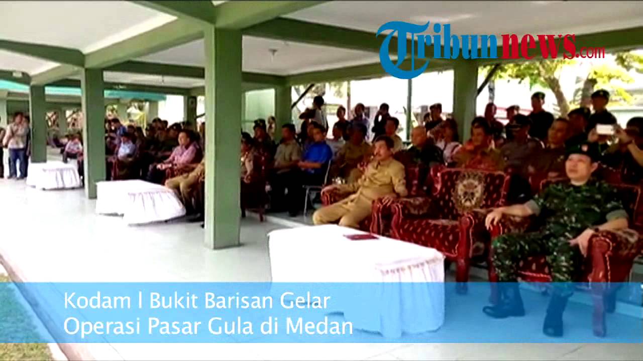 Kodam l Bukit Barisan Gelar Operasi Pasar Gula