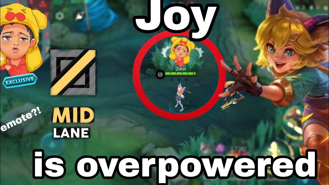 JOY IS UNDERRATED ON MID LANE🔥🔥 MLBB