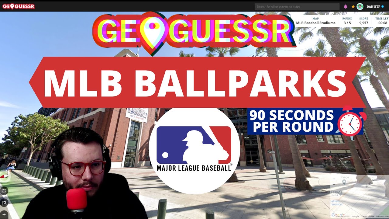 GeoGuessr | MLB Ballparks/Stadiums (90 seconds, British player)