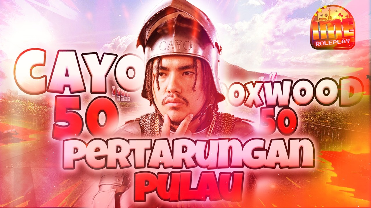 50 VS 50 ANTARA DUA PULAU!!! MENARIKK  #imeroleplay #4blood #samdre #loudboyz