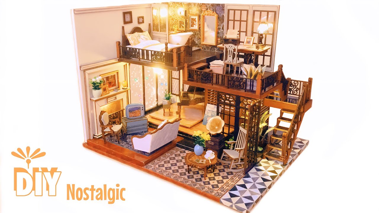 DIY Miniature Dollhouse Kit | Nostalgic