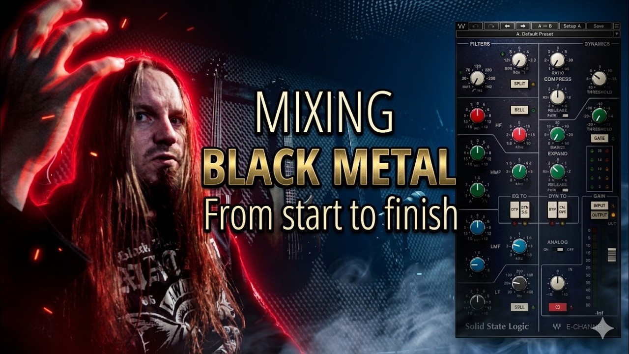 Mixing a Black Metal song from start to finish PART 2 | Wolfthrone Studios
