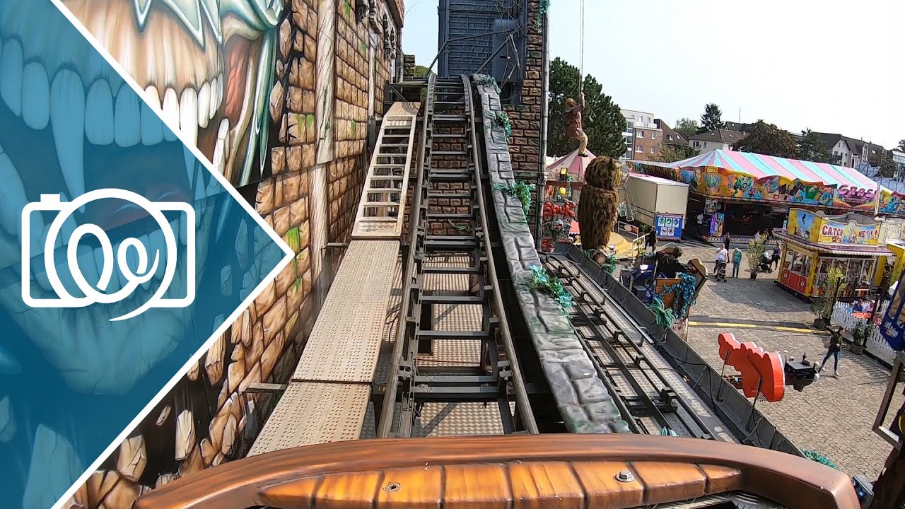 Spuk - Der Geistercoaster (Castle of Doom) @ MoFun Pop-Up Freizeitpark Moers 2020 - Full HD Onride