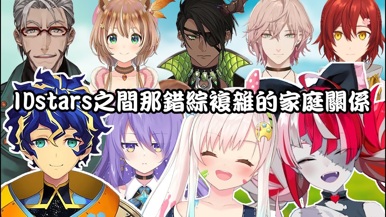 【Iofi/Ollie/Astel】ID組和Stars之間那錯綜複雜的家庭關係