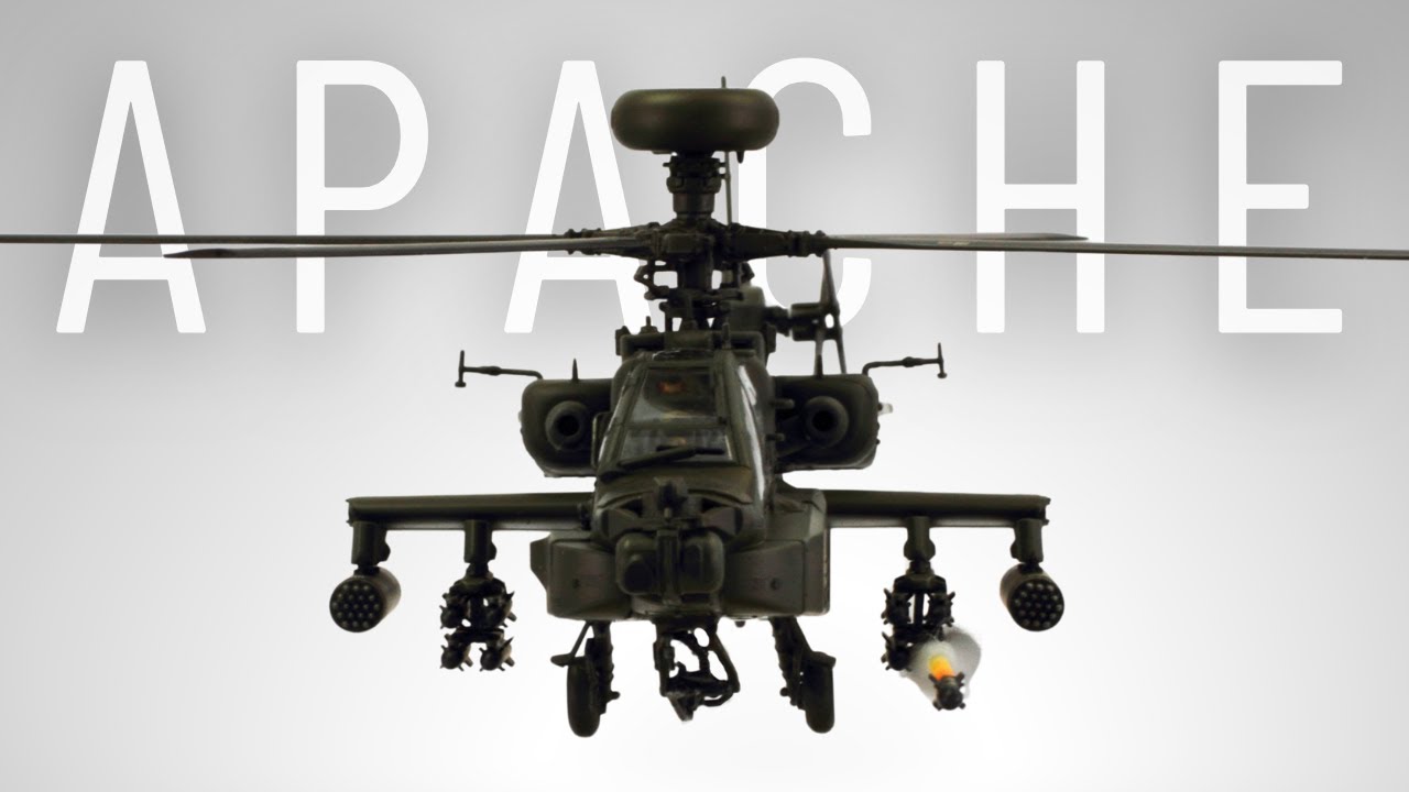 AH-64D APACHE with Base & Crew | Academy 1/72 scale | Full Build