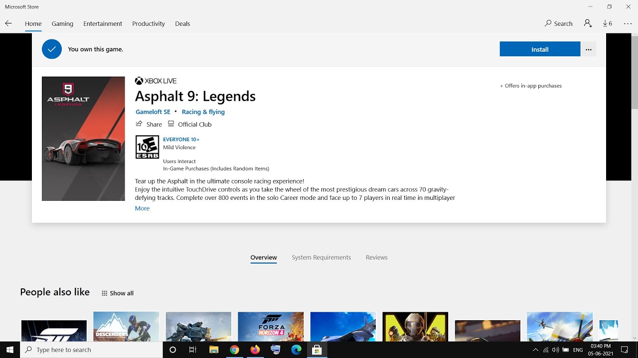 Fix Asphalt 9 Legends Not Installing From Microsoft Store