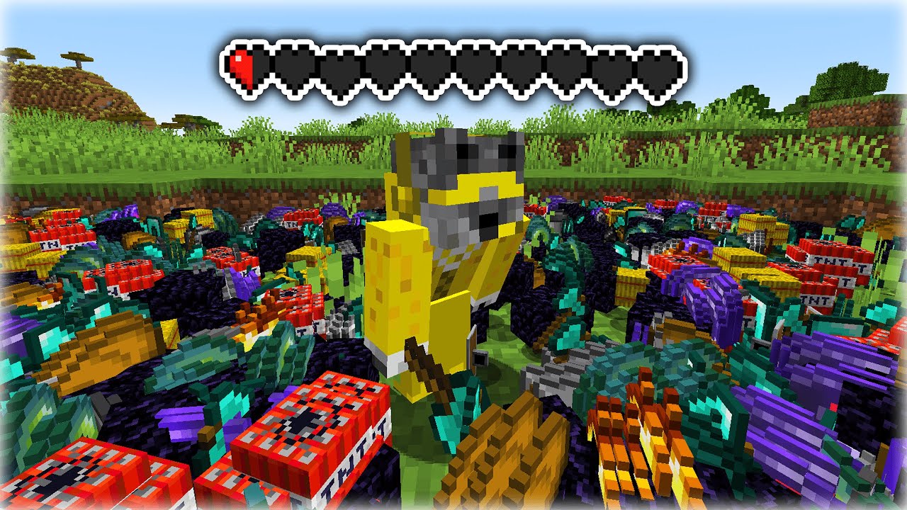 Minecraft Manhunt, But Damage DOUBLES my Items...