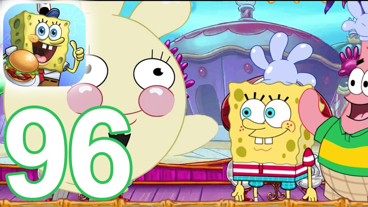 SpongeBob: Krusty Cook-Off - GLOVE WORLD - Gameplay Video Part 96 (iOS Android)