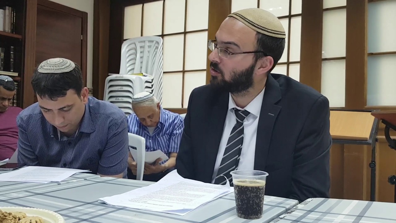 הרב שאול עזריאל - 08 - ברכות הנהנין במהלך תיקון ליל שבועות