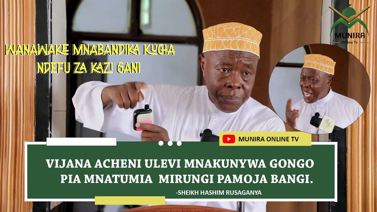 MUACHE USHOGA , Mwanaume unataka Kuingiliwa Kinyume na Maumbile, Hizo ni Bangi na UGORO