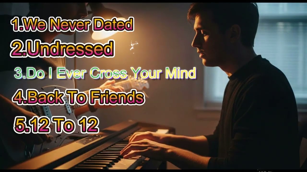 English Song: We Never Dated, Undressed, Do I Ever Cross Your Mind, Back to Friends ,12 To 12.