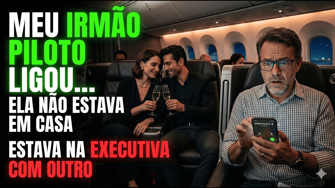 Meu Irmão Piloto Viu Minha Esposa na Classe Executiva com Outro Homem — Enquanto Ela Estava Em Casa