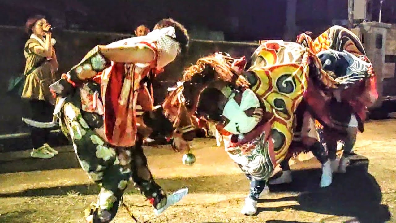 獅子殺し 5年振り開催｜地子木町獅子舞 2024｜富山県高岡市｜Takaoka Lion Dance