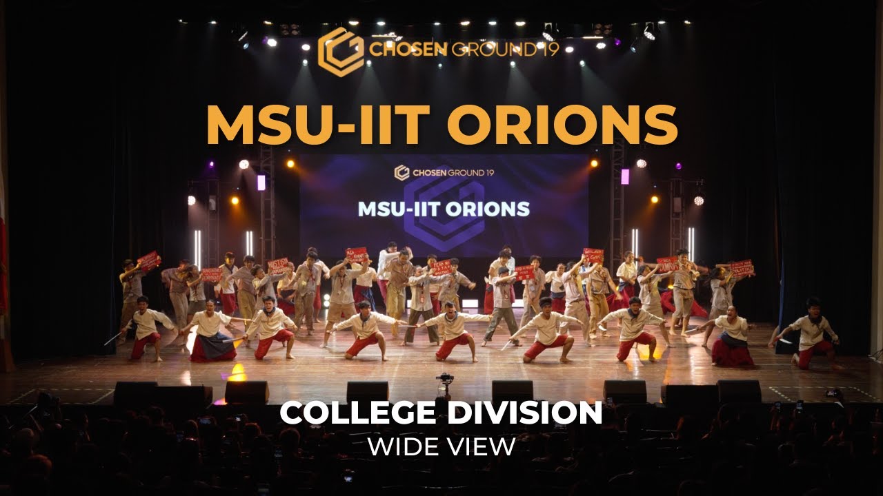 MSU-IIT Orions | College Division | Chosen Ground 19 [WIDE VIEW]