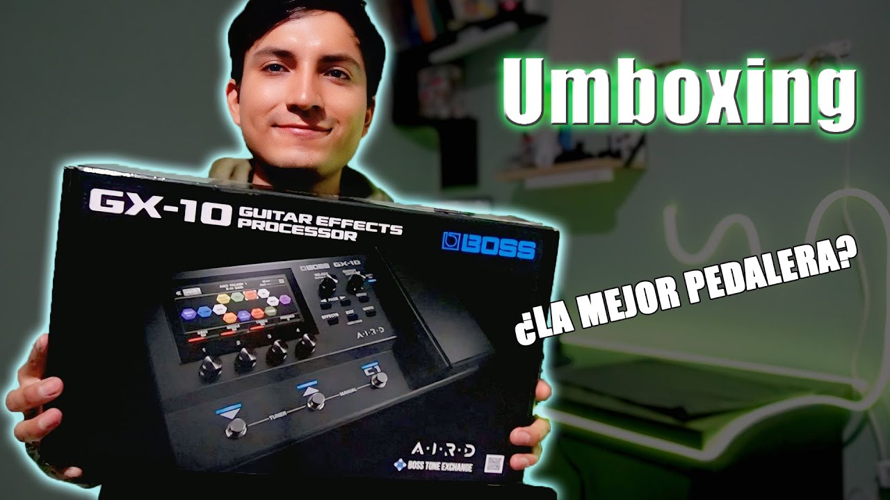 Unboxing Bos Gx-10 || Prueba de sonido en español || Características
