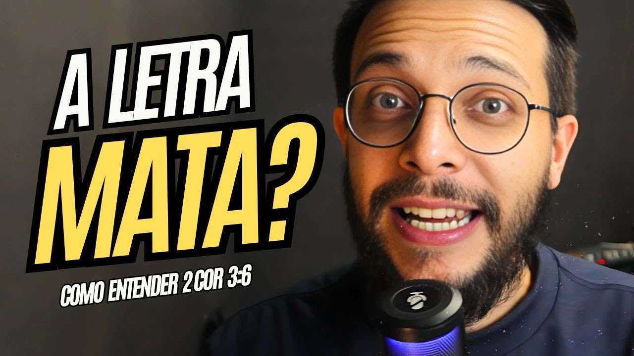 COMO ENTENDER A LETRA MATA MAS O ESPÍRITO VIVIFICA? - Henrique Café