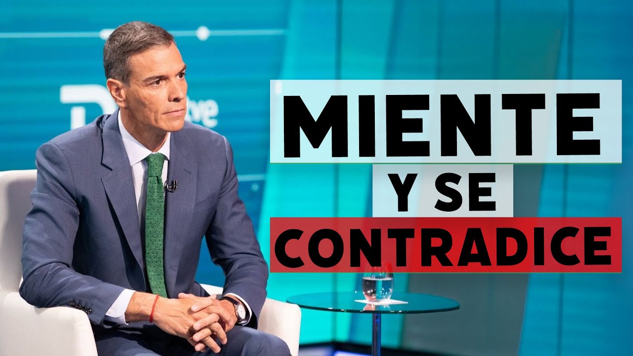Las mentiras y contradicciones de Pedro Sánchez durante su entrevista en RTVE