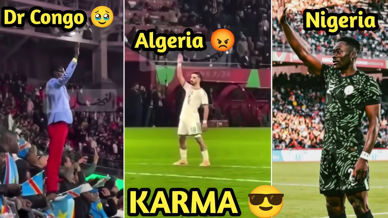 This Nigerian Player Avenged The Dr Congo Fan After This Algeria Player Mocked Him 🥺 
