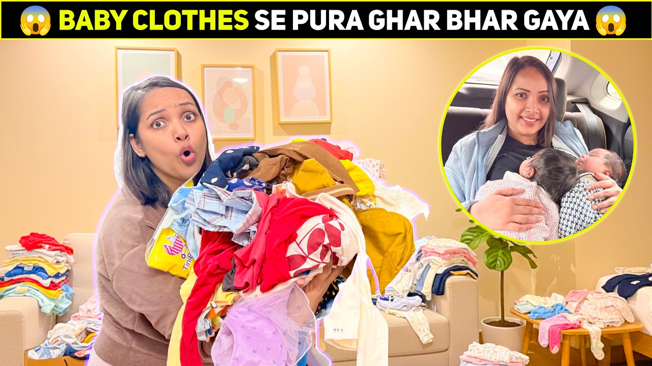 Baby Clothes Ka Khazana Mil Gaya 😍 | Twins Special Vlog | New Daily Vlog