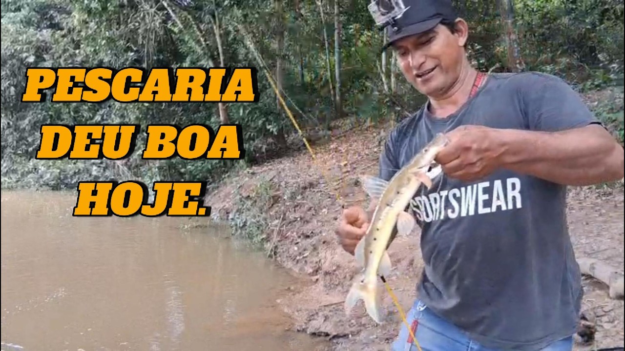 Garfo improvisado, Peguei peixe ,Almoço só luxo.