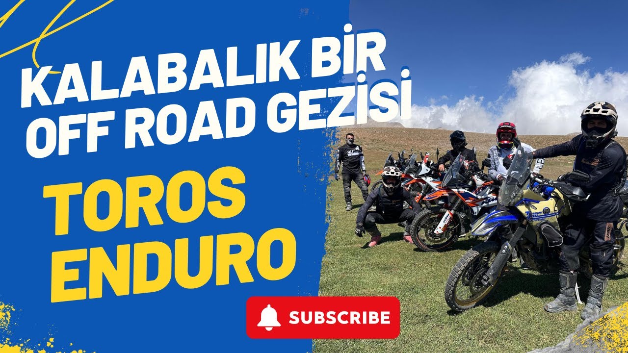 Toros Enduro ile kalabalık bir Dere gezisi
