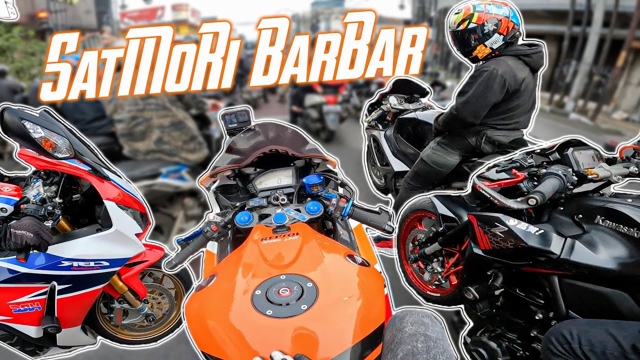 Squad Moge 1000cc Barbar - Pemanasan SatMoRi Lembang | CBR1000 GSX1000