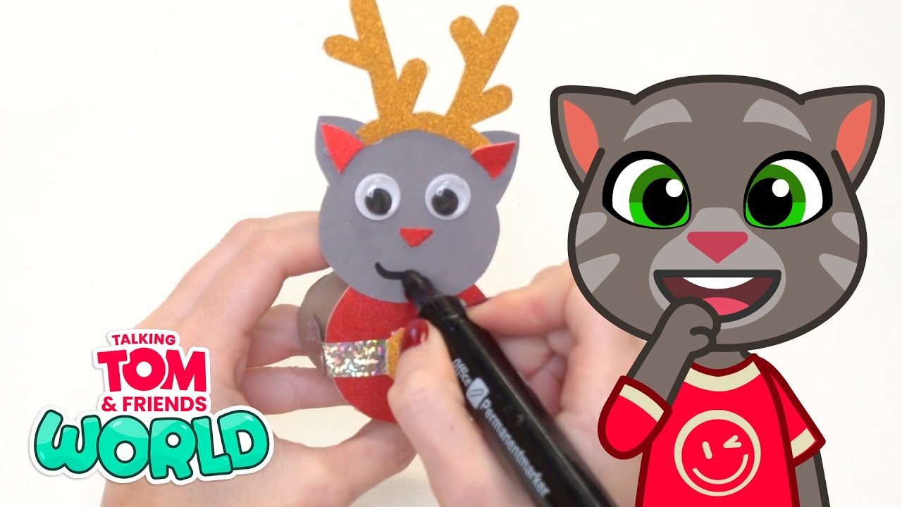 How To Make Holiday Decorations ✨🎄 Talking Tom & Friends: World (Easy Crafts)
