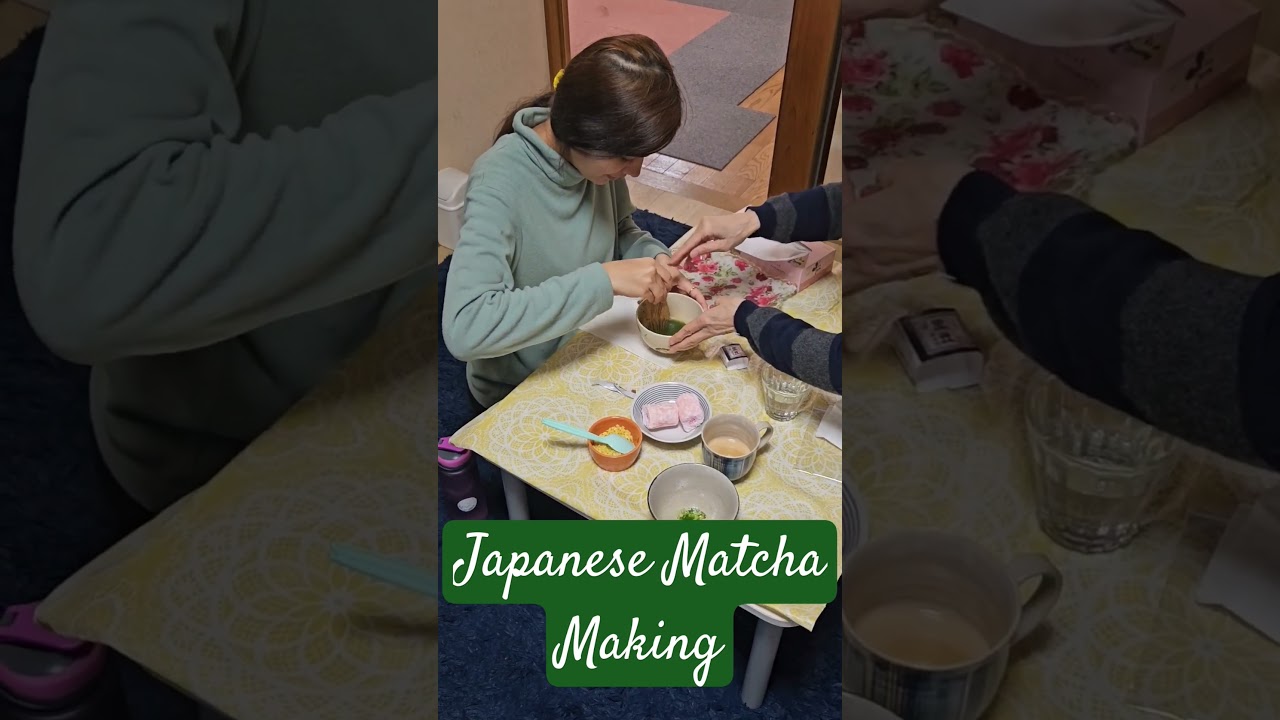 Learning - How to make Traditional Japanese Green Tea 🍵  #お茶