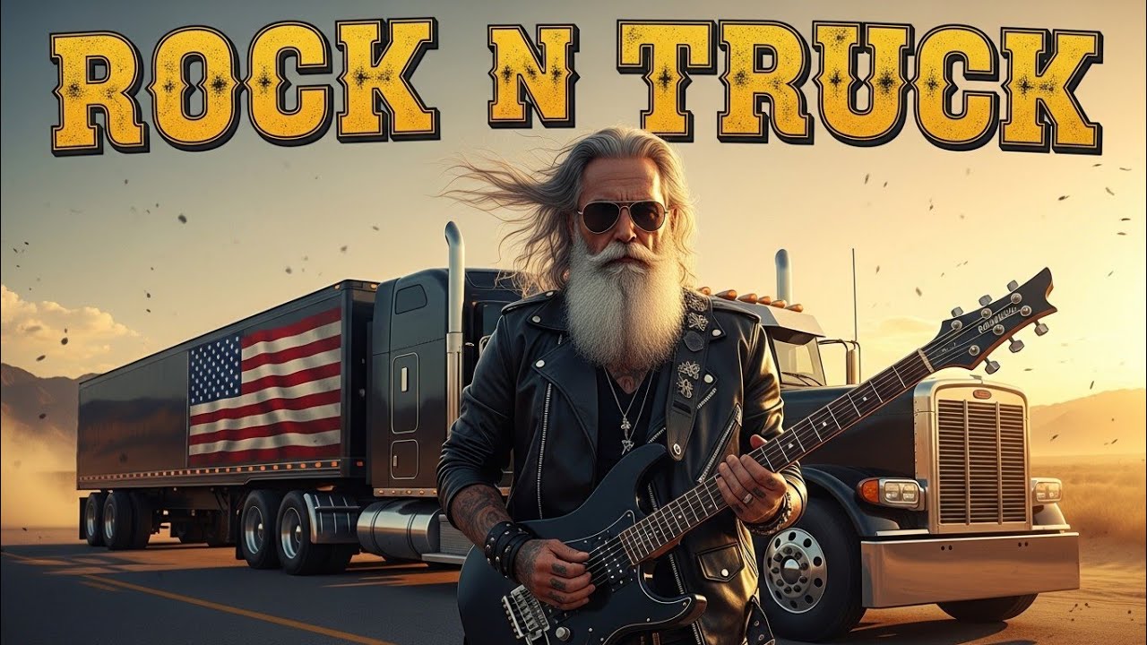 Rock N Truck – Asphalt Thunder Mix | Nonstop Country Rock #RoadRockMix #DrivingVibes
