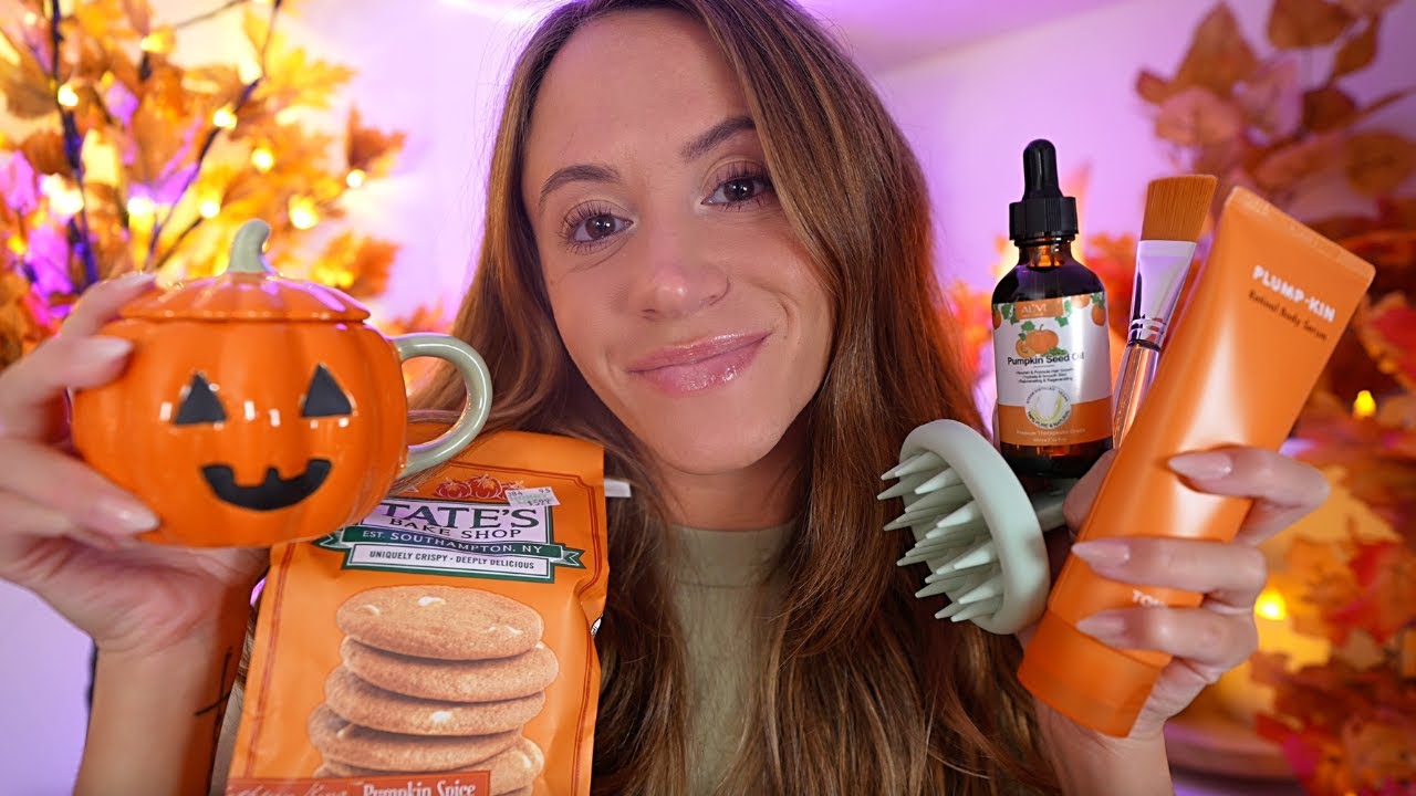 1 Hour ASMR Cozy Fall Pampering 🍂 Layered Sounds, Skincare, Haircare, Personal Attention