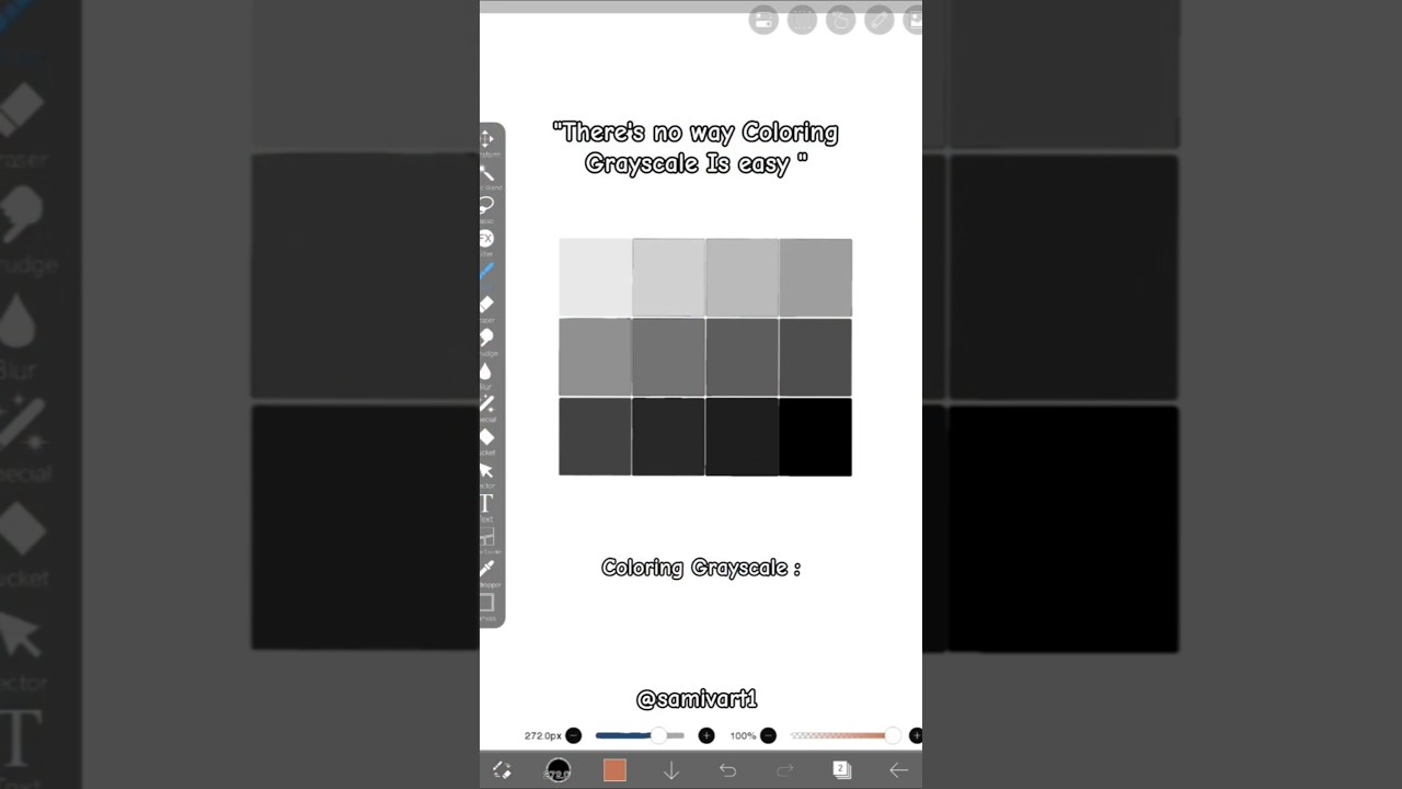 Try This Grayscale Hack Using Ibispaintx #samivart #art #hack #ibispaintx #digitalart #tutorial