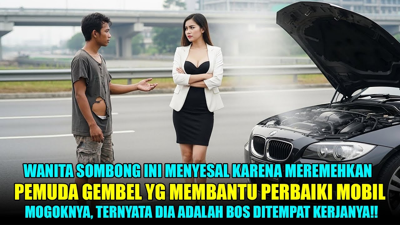 Wanita Cantik Terkejut Setelah Tahu Pemuda Gembel Yang Ia Remehkan Adalah Bos Tempat Kerja Barunya